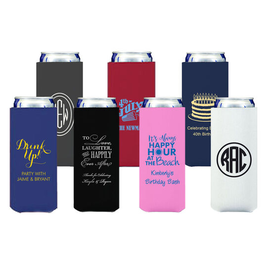 Design Your Own Collapsible Slim Koozies